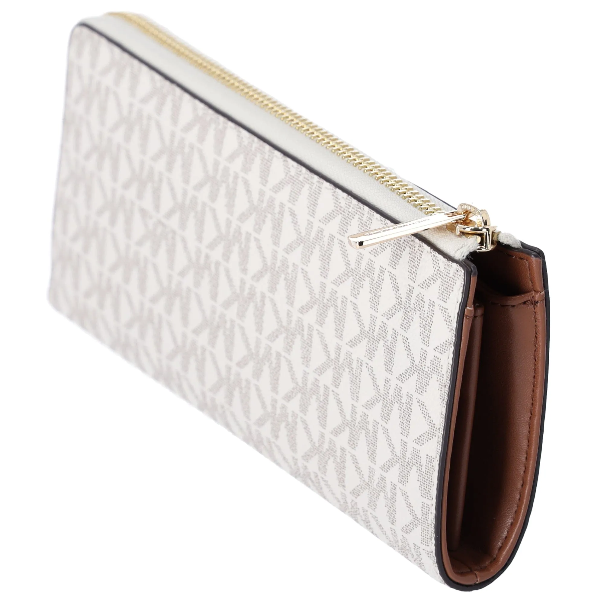 Michael Kors Hyde Large Slouchy Satchel Light Cream Pebbled Leather   Wallet