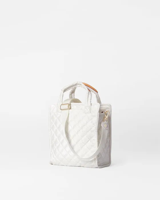 Mini Box Tote | Pearl Metallic