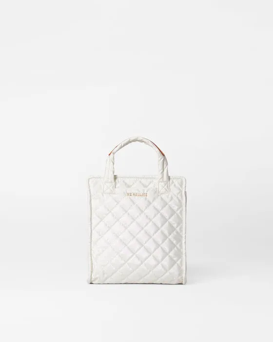 Mini Box Tote | Pearl Metallic