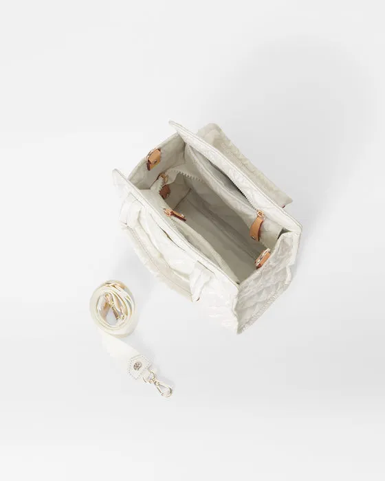 Mini Box Tote | Pearl Metallic