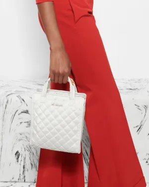 Mini Box Tote | Pearl Metallic