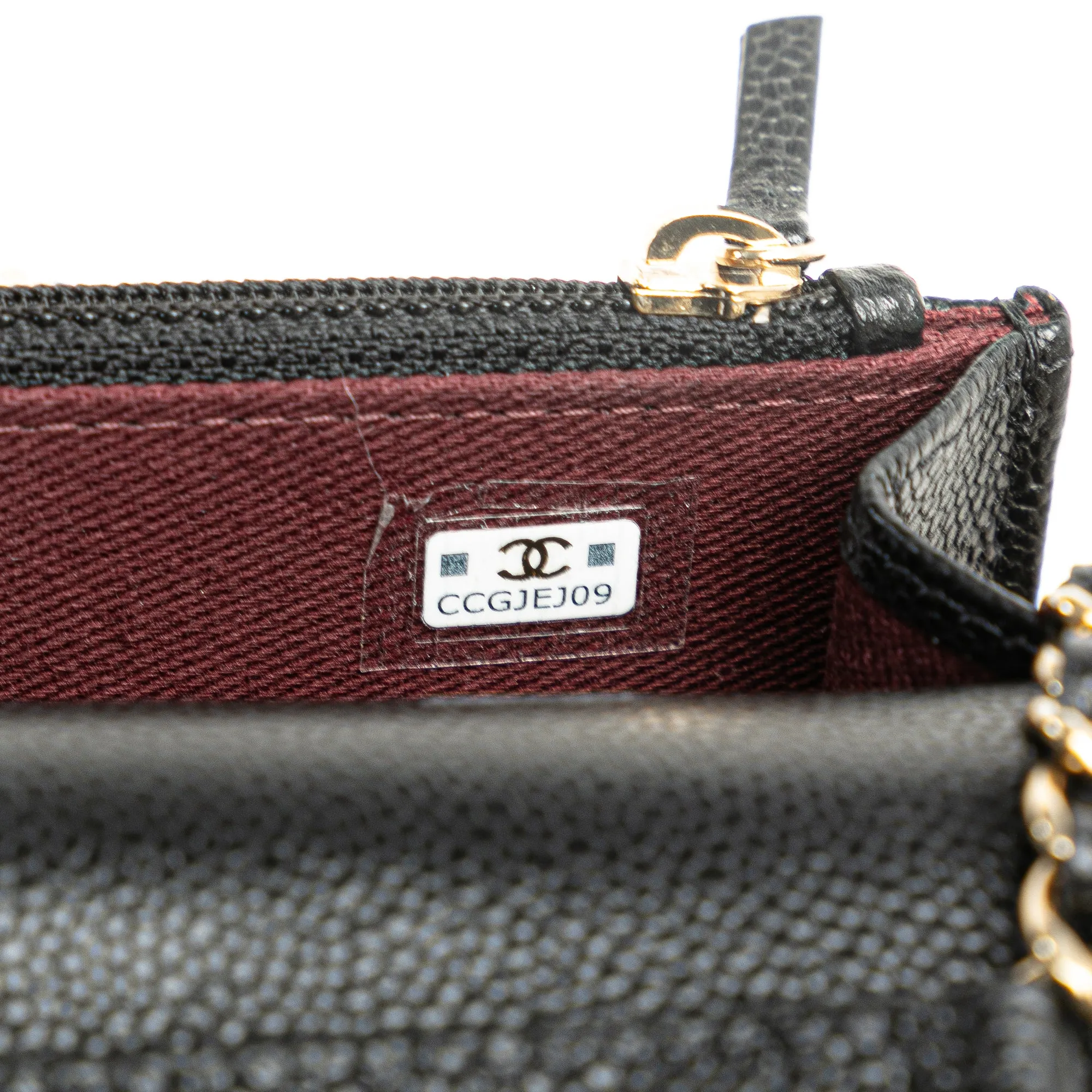 Mini Caviar Business Affinity Top Handle Bag