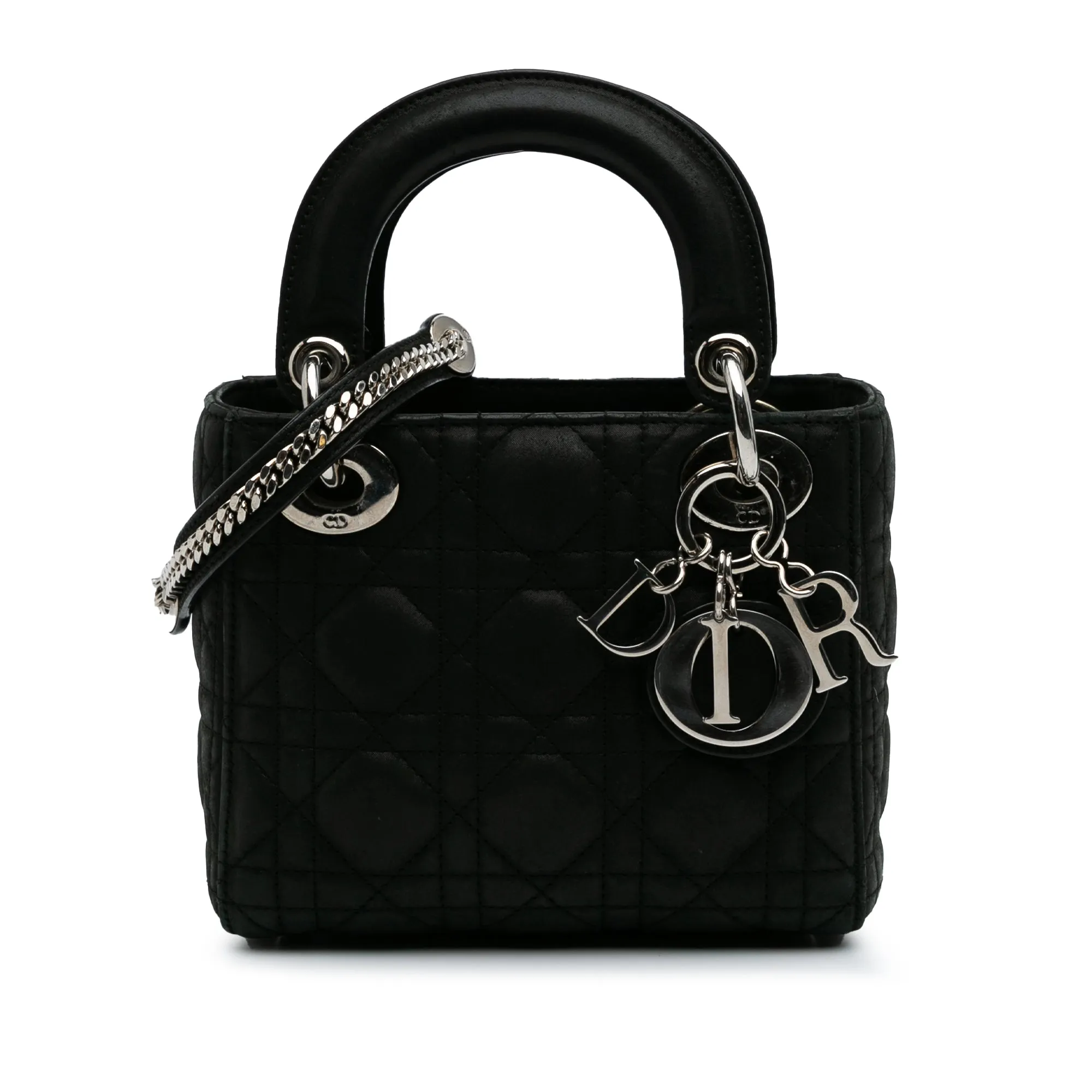 Mini Iridescent Lambskin Cannage Lady Dior