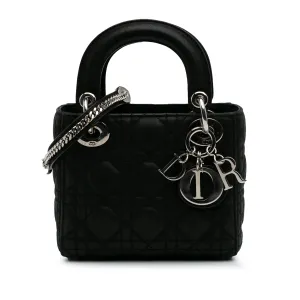 Mini Iridescent Lambskin Cannage Lady Dior