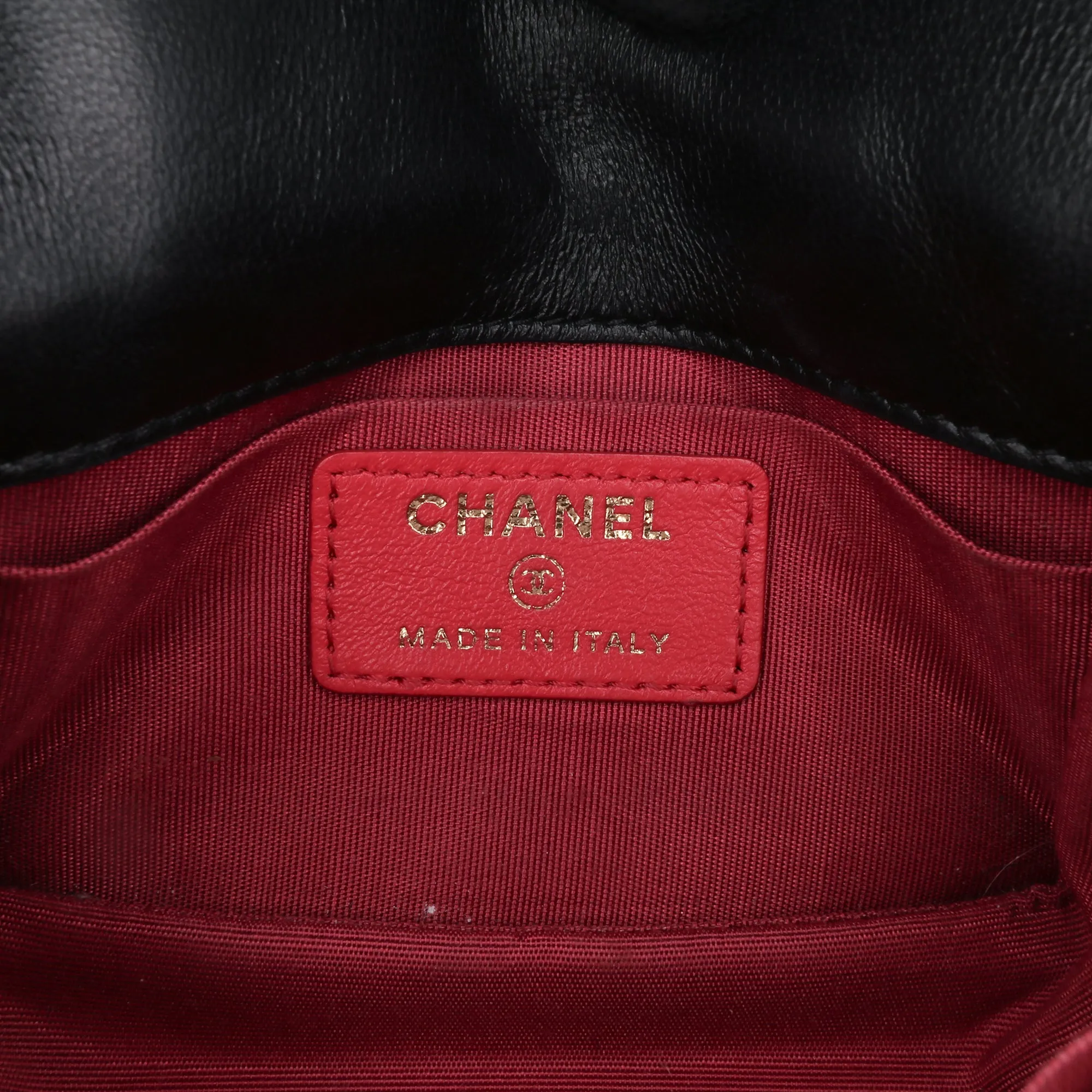 Mini Lambskin Button On Top Flap