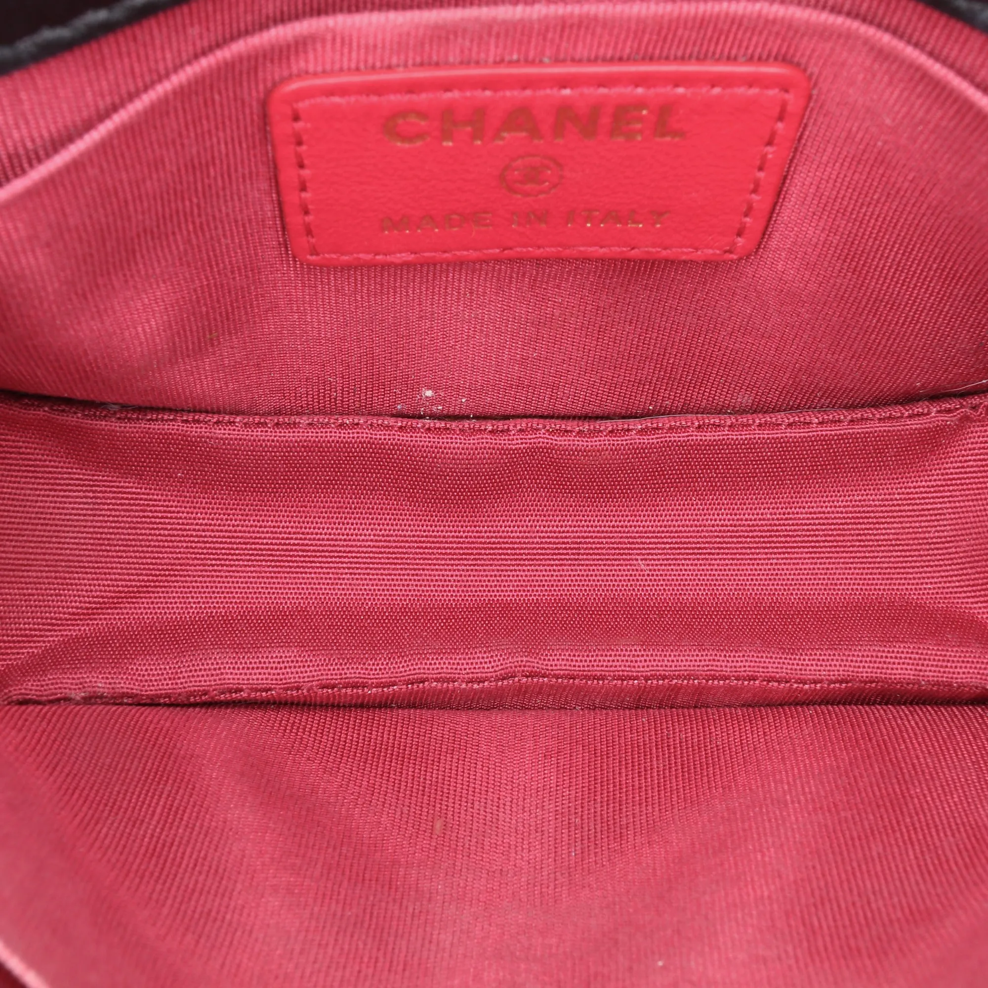 Mini Lambskin Button On Top Flap