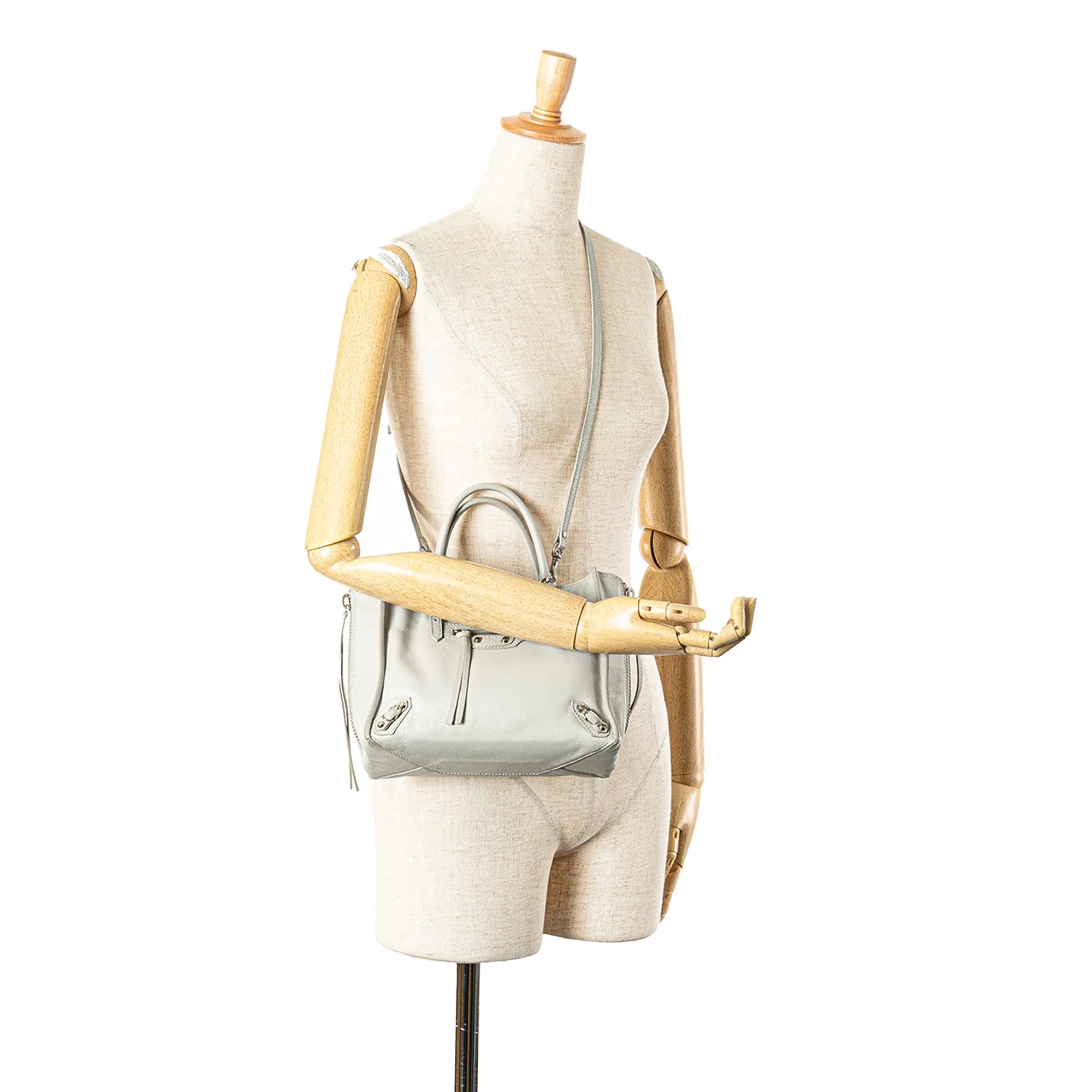 Mini Leather Papier A4 Satchel