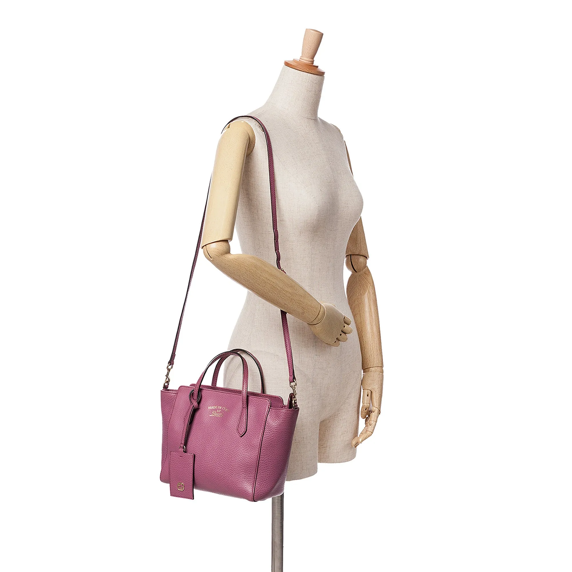 Mini Leather Swing Satchel