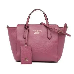 Mini Leather Swing Satchel