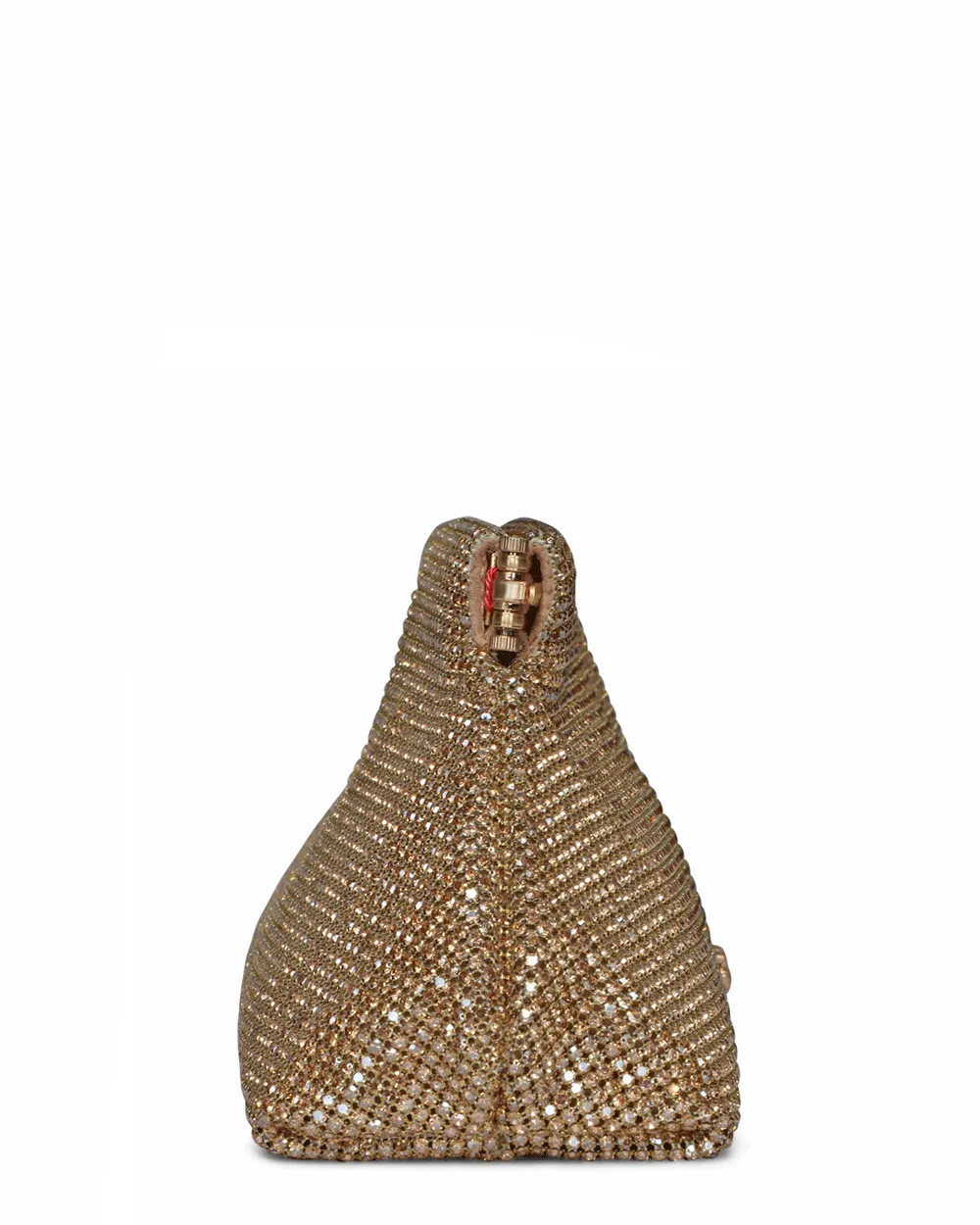 Mini Nala Clutch in Brass