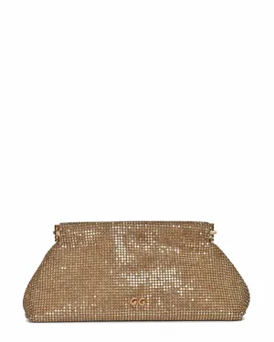 Mini Nala Clutch in Brass