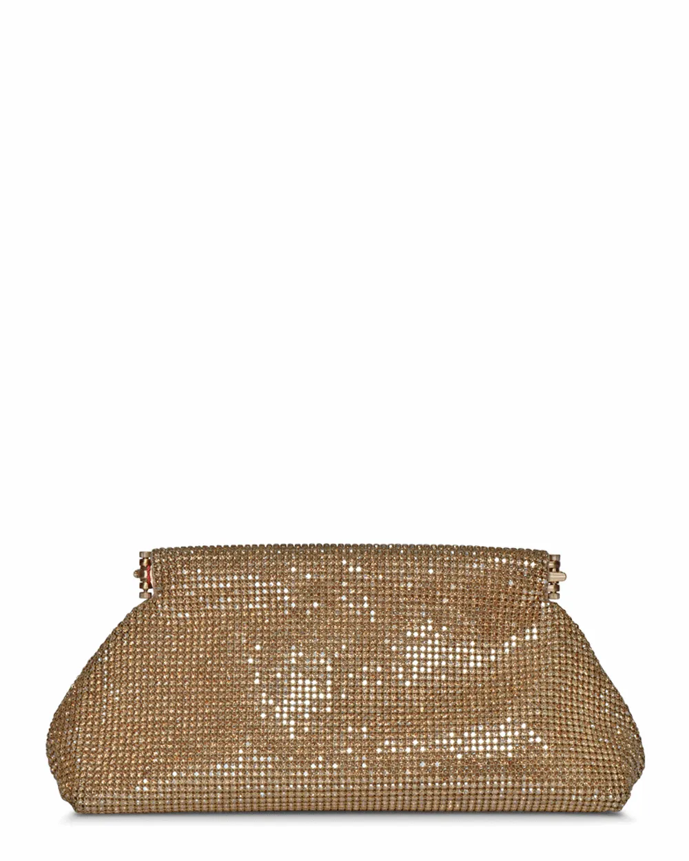Mini Nala Clutch in Brass