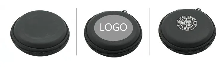 Mini Round Zippered Hard Shell Case
