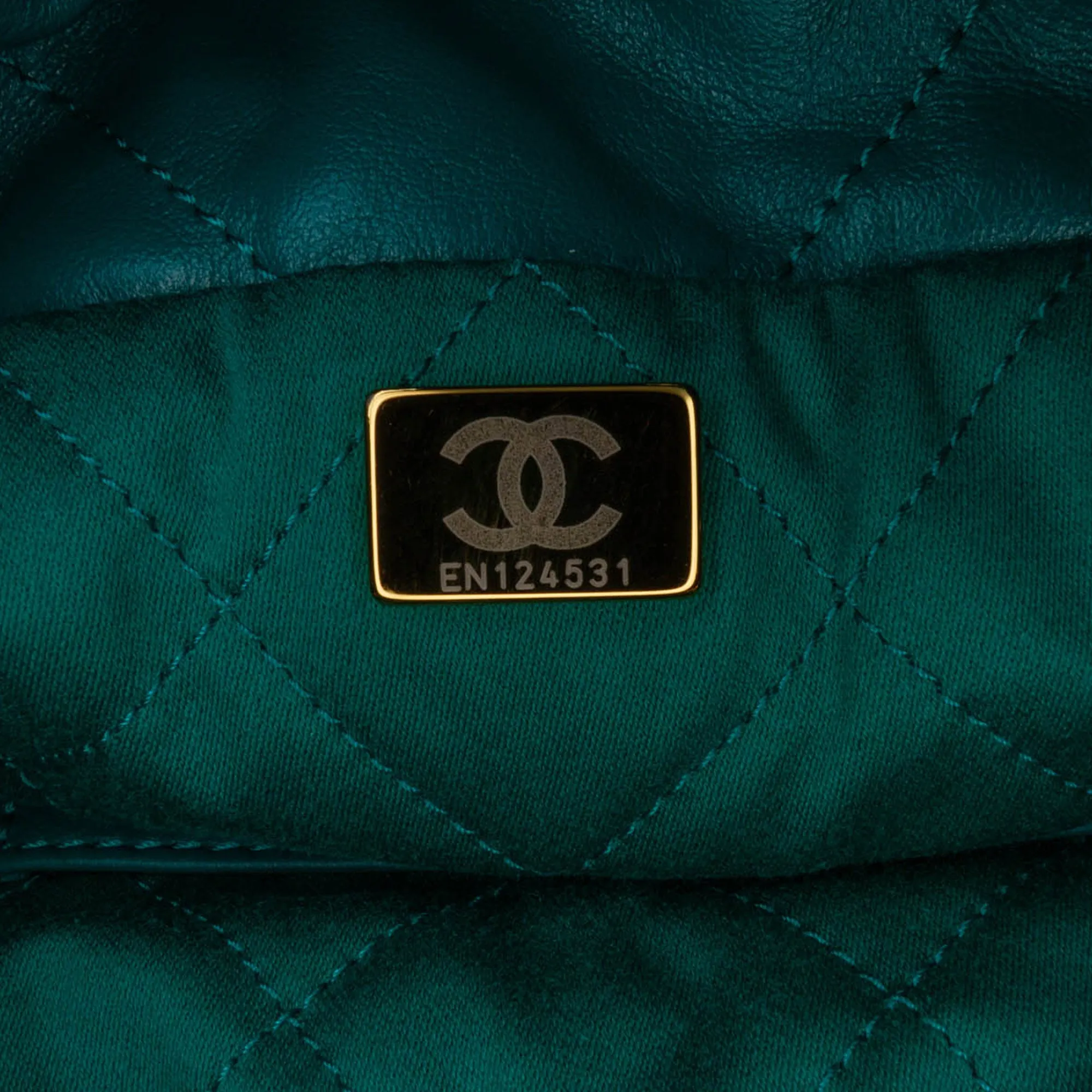 Mini Shiny Calfskin 22 Handbag