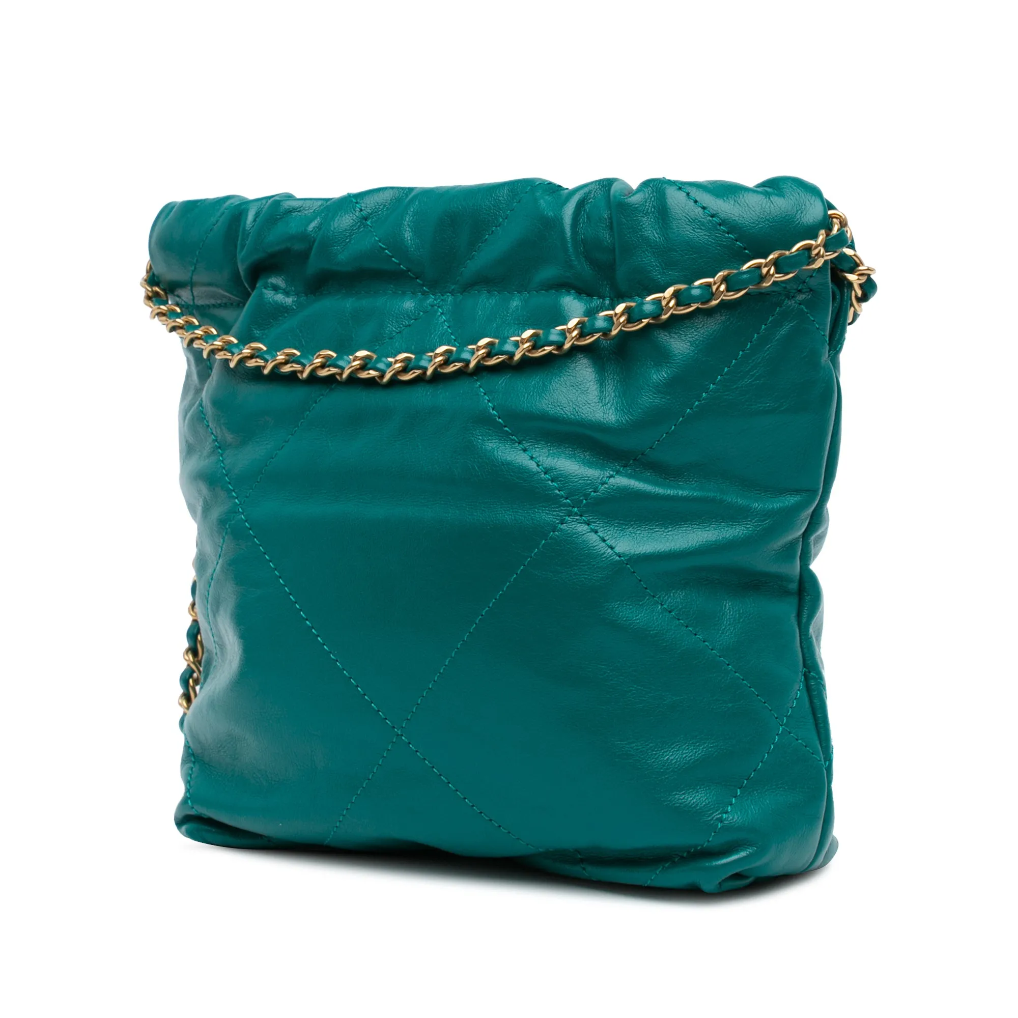 Mini Shiny Calfskin 22 Handbag