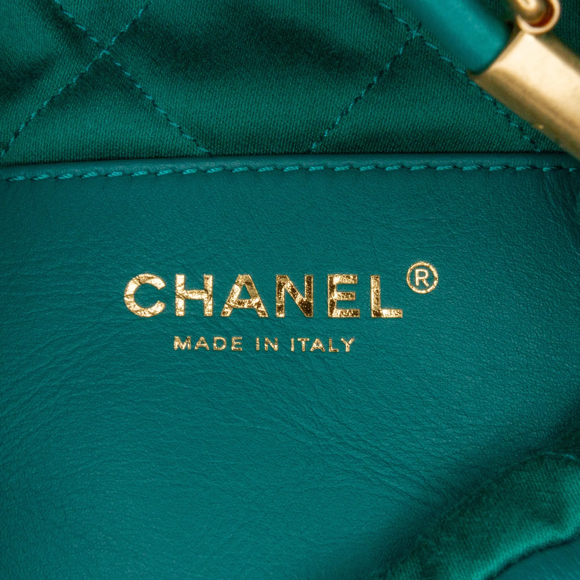 Mini Shiny Calfskin 22 Handbag