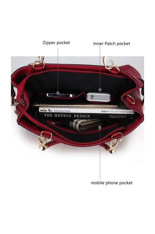 MKF Tenna Satchel bag with Wallet Crossover