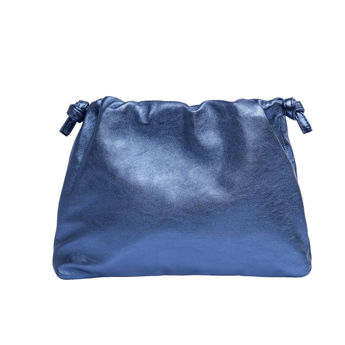 Monica Clutch in Metallic Navy