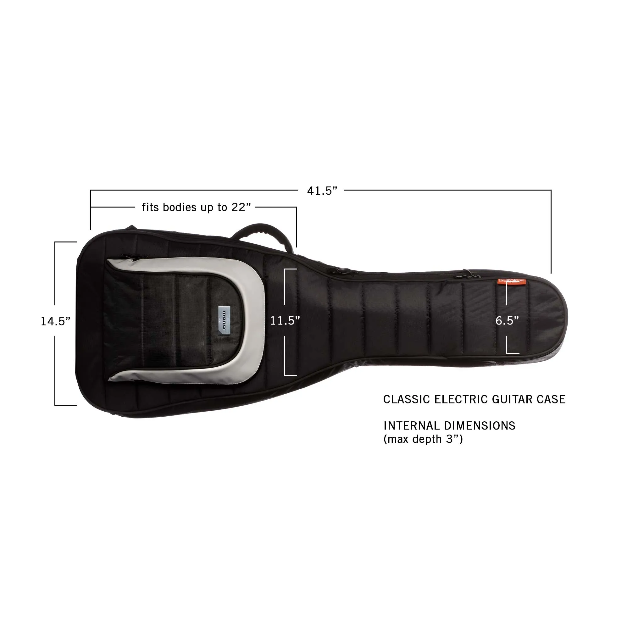 MONO Classic Electric Guitar Case, Black