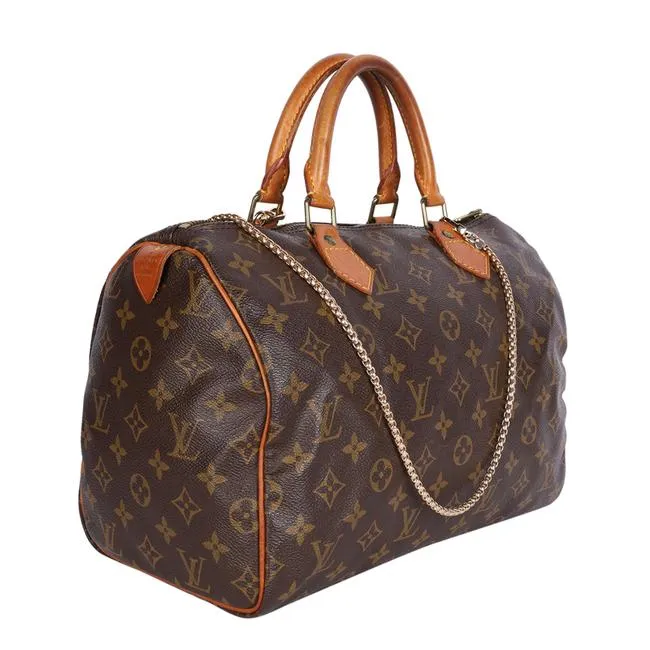 Monogram Canvas Speedy 30 Brown
