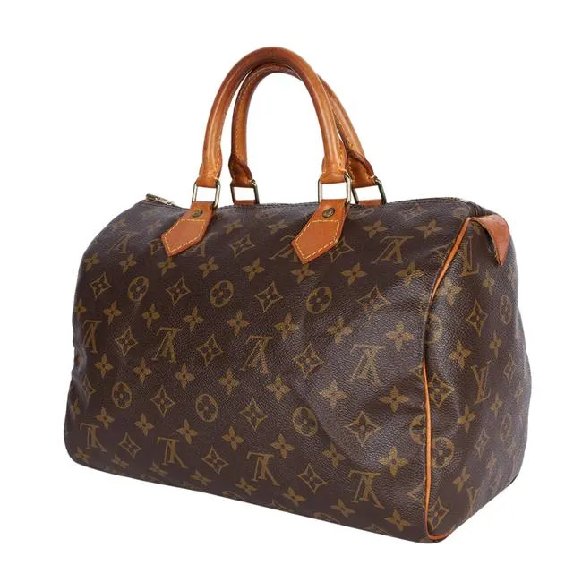 Monogram Canvas Speedy 30 Brown