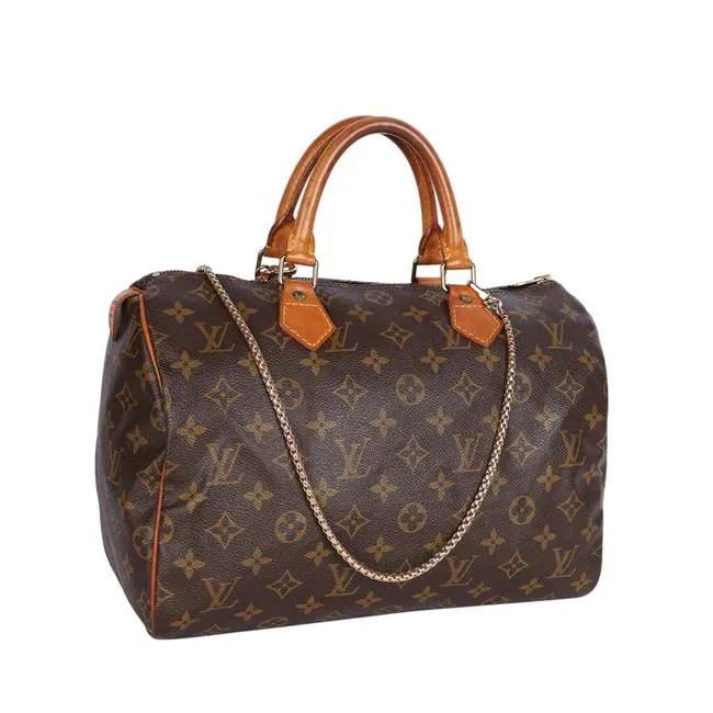 Monogram Canvas Speedy 30 Brown
