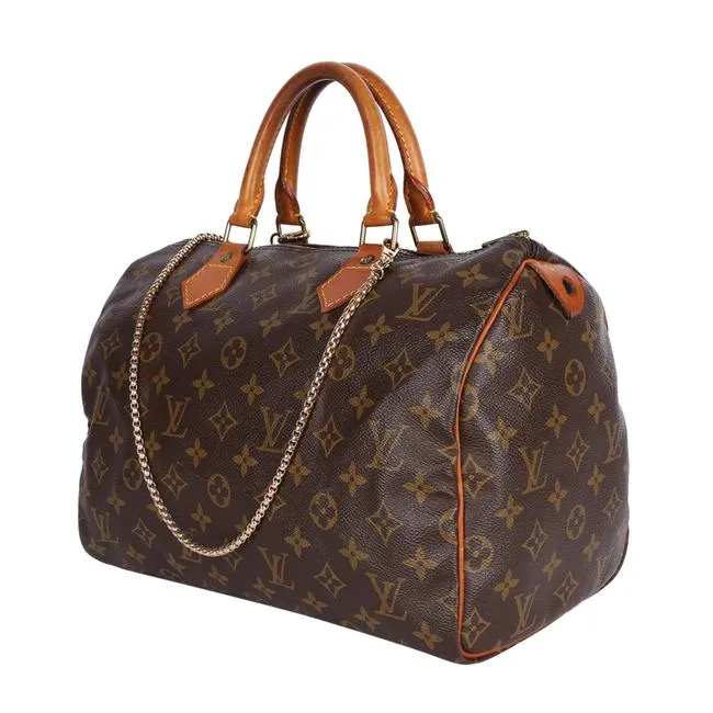 Monogram Canvas Speedy 30 Brown