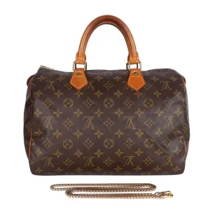 Monogram Canvas Speedy 30 Brown