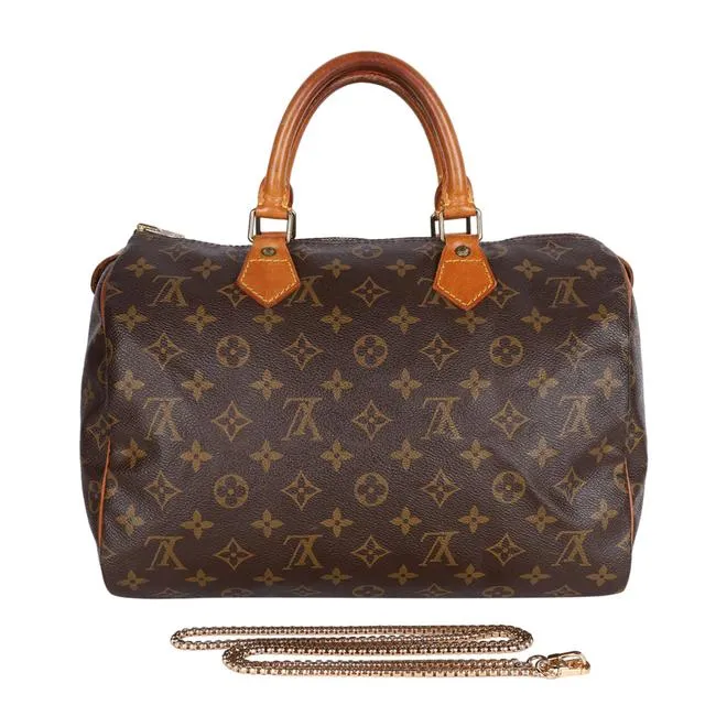 Monogram Canvas Speedy 30 Brown