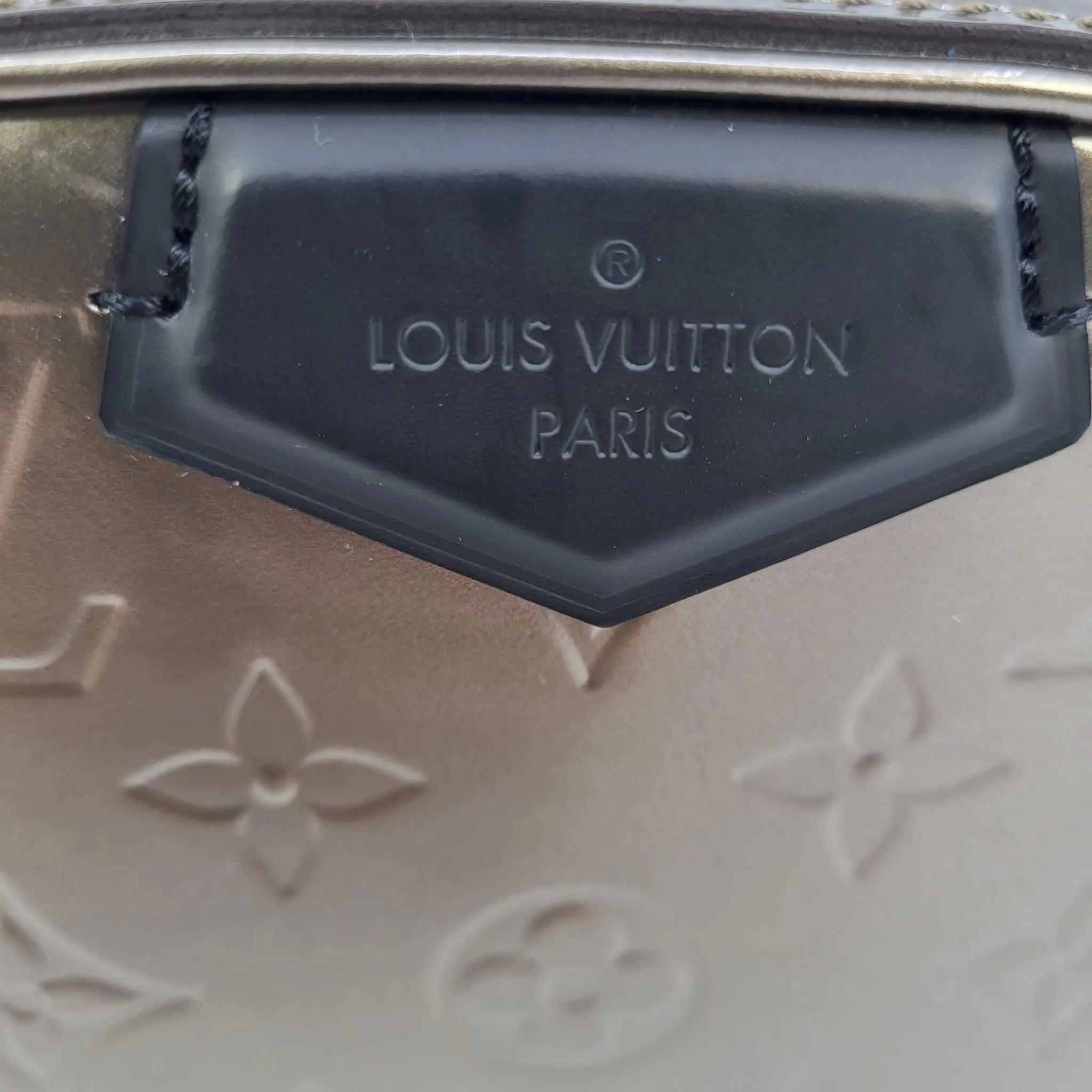 Monogram Vernis Beltbag Champagne Metallise