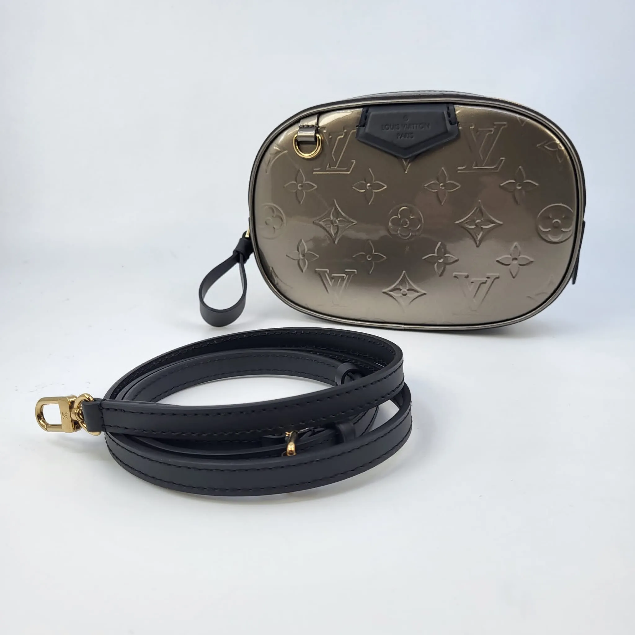 Monogram Vernis Beltbag Champagne Metallise