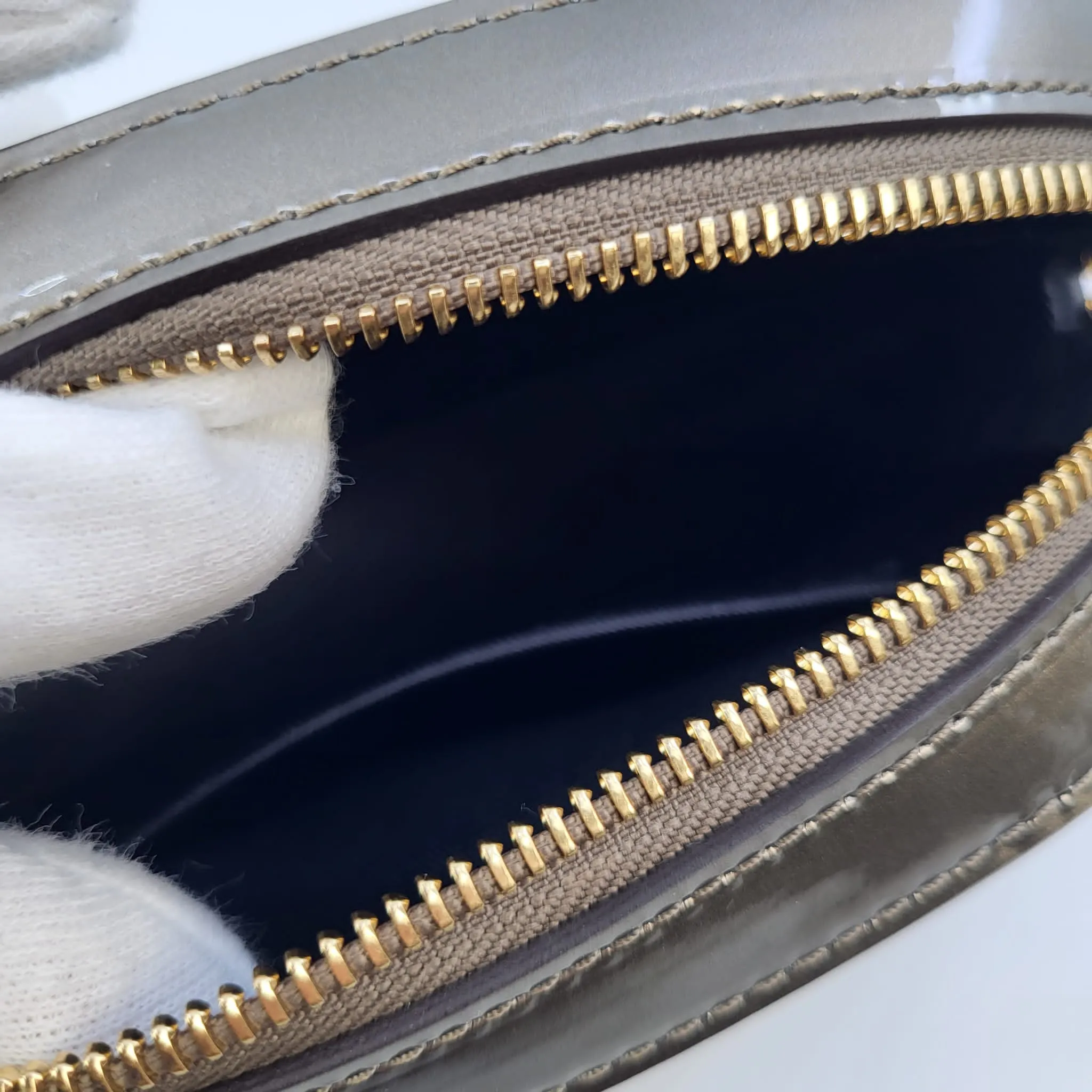 Monogram Vernis Beltbag Champagne Metallise