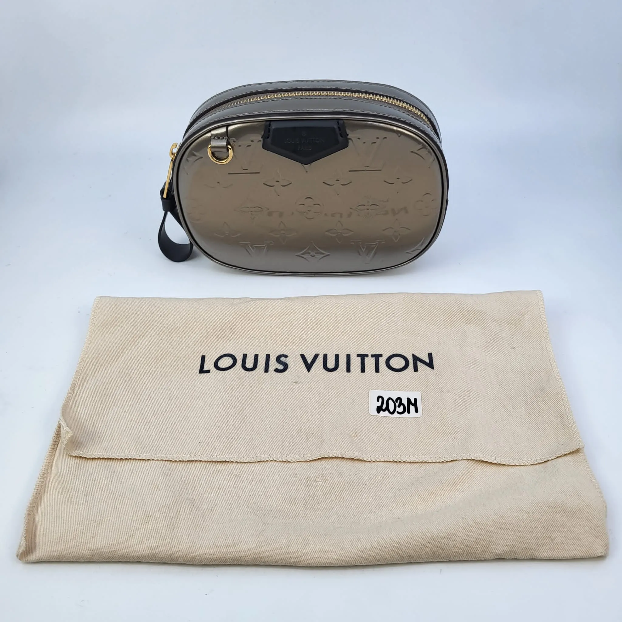 Monogram Vernis Beltbag Champagne Metallise