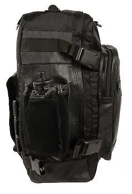 MOTORCYCLE LEATHER SISSY T BAR BAG TRAVEL LUGGAGE WITH BOTTLE NEW WITH TAG