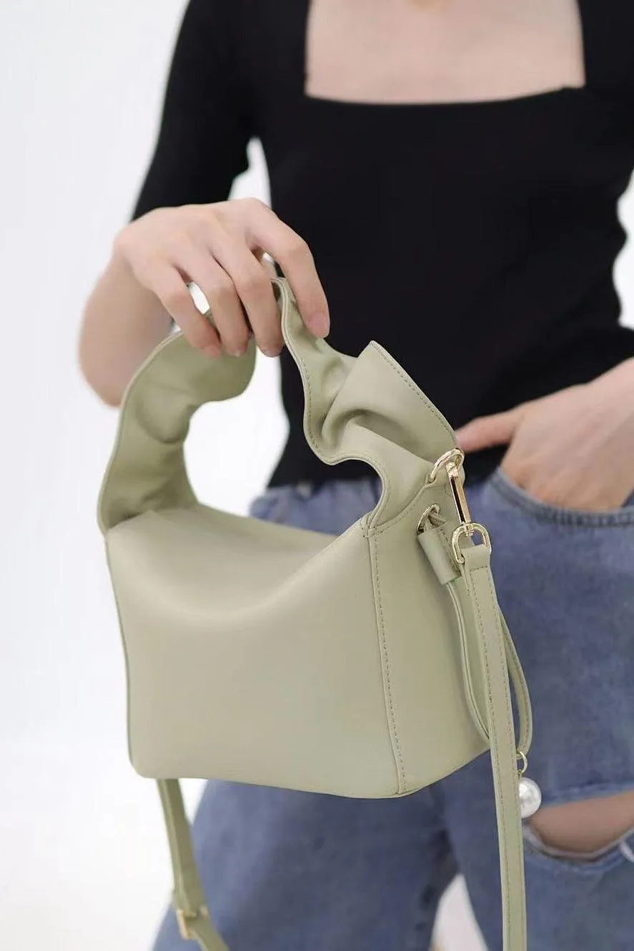 Myla Leather Tote - Green
