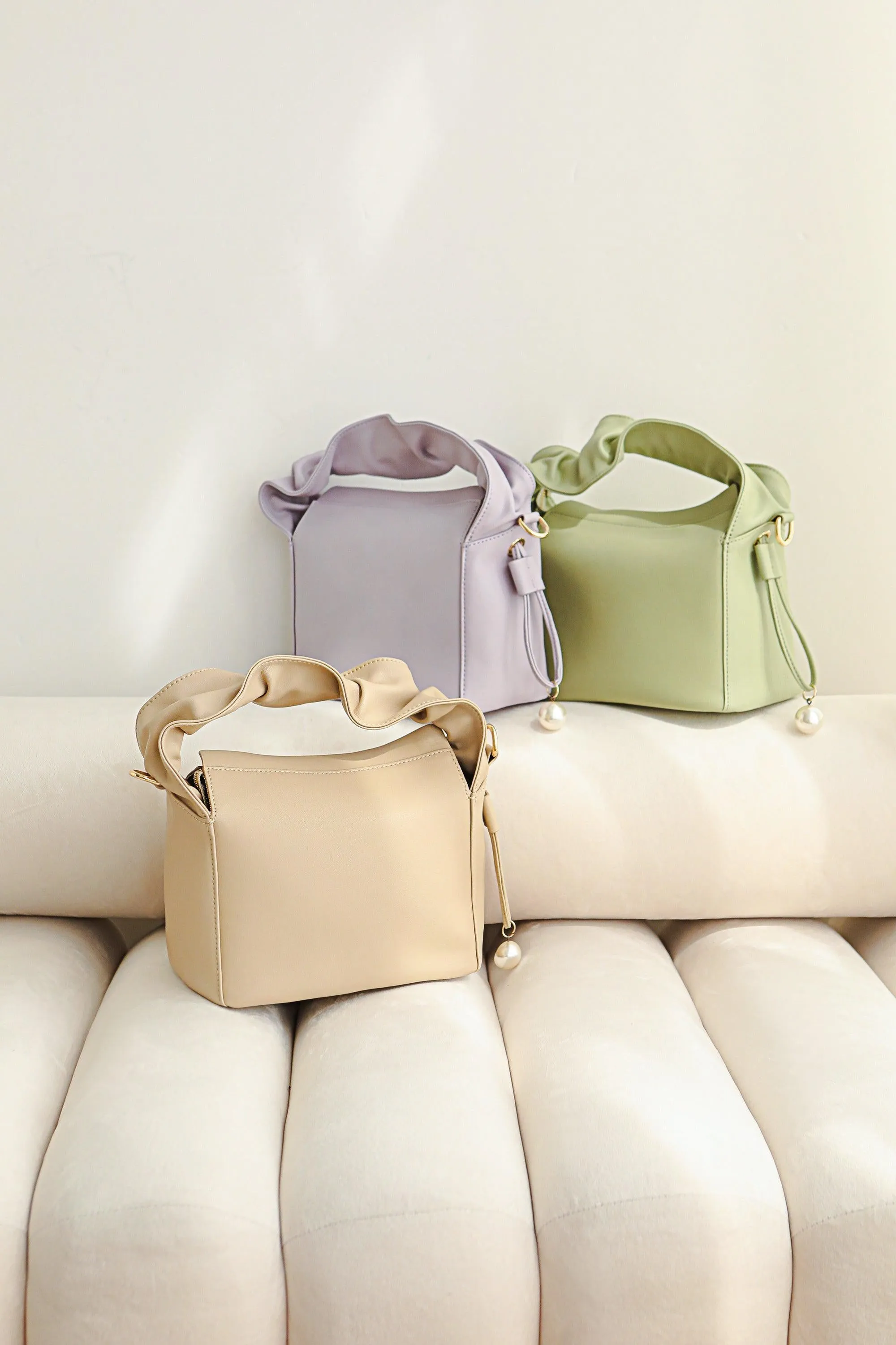 Myla Leather Tote - Green