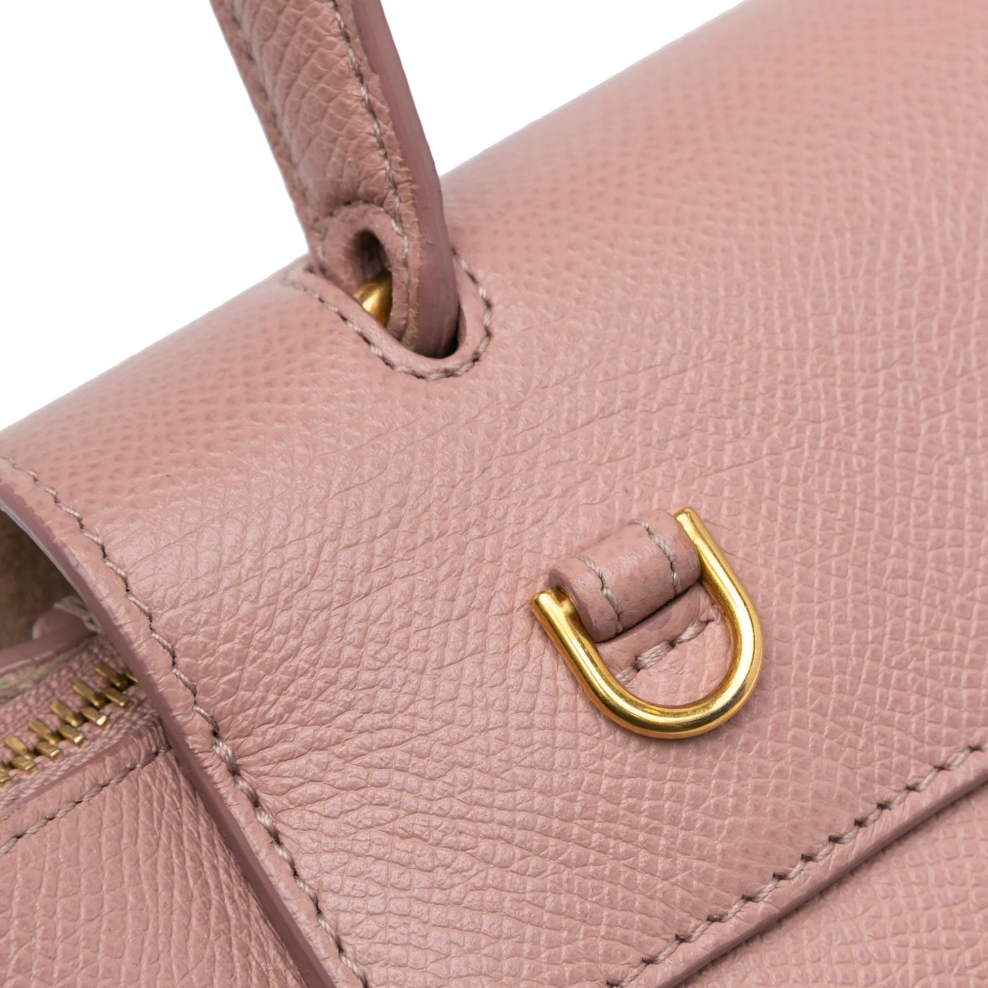 Nano Grained Calfskin Belt Bag