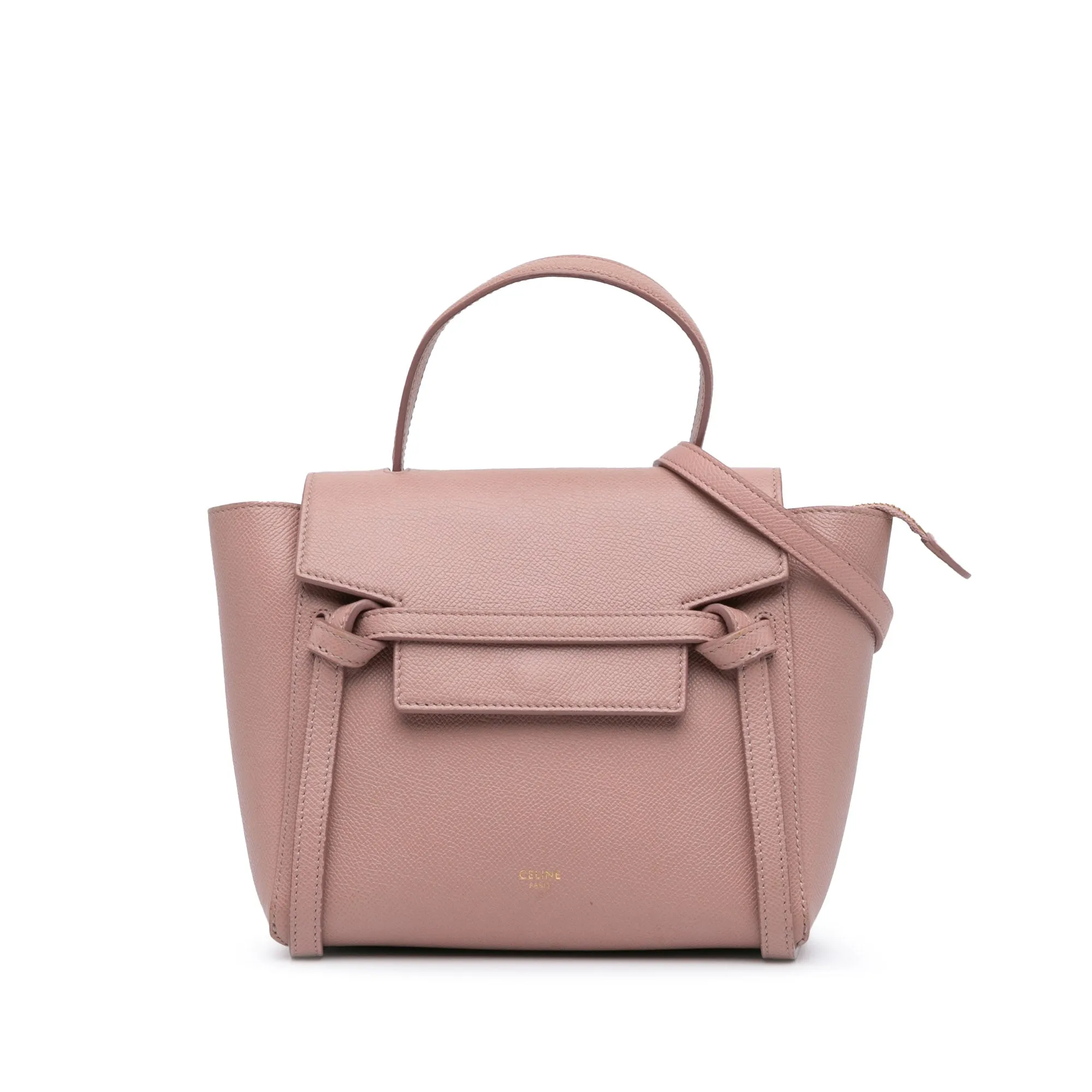 Nano Grained Calfskin Belt Bag