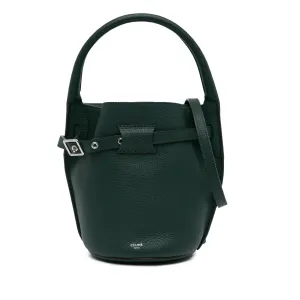 Nano Leather Big Bucket Bag
