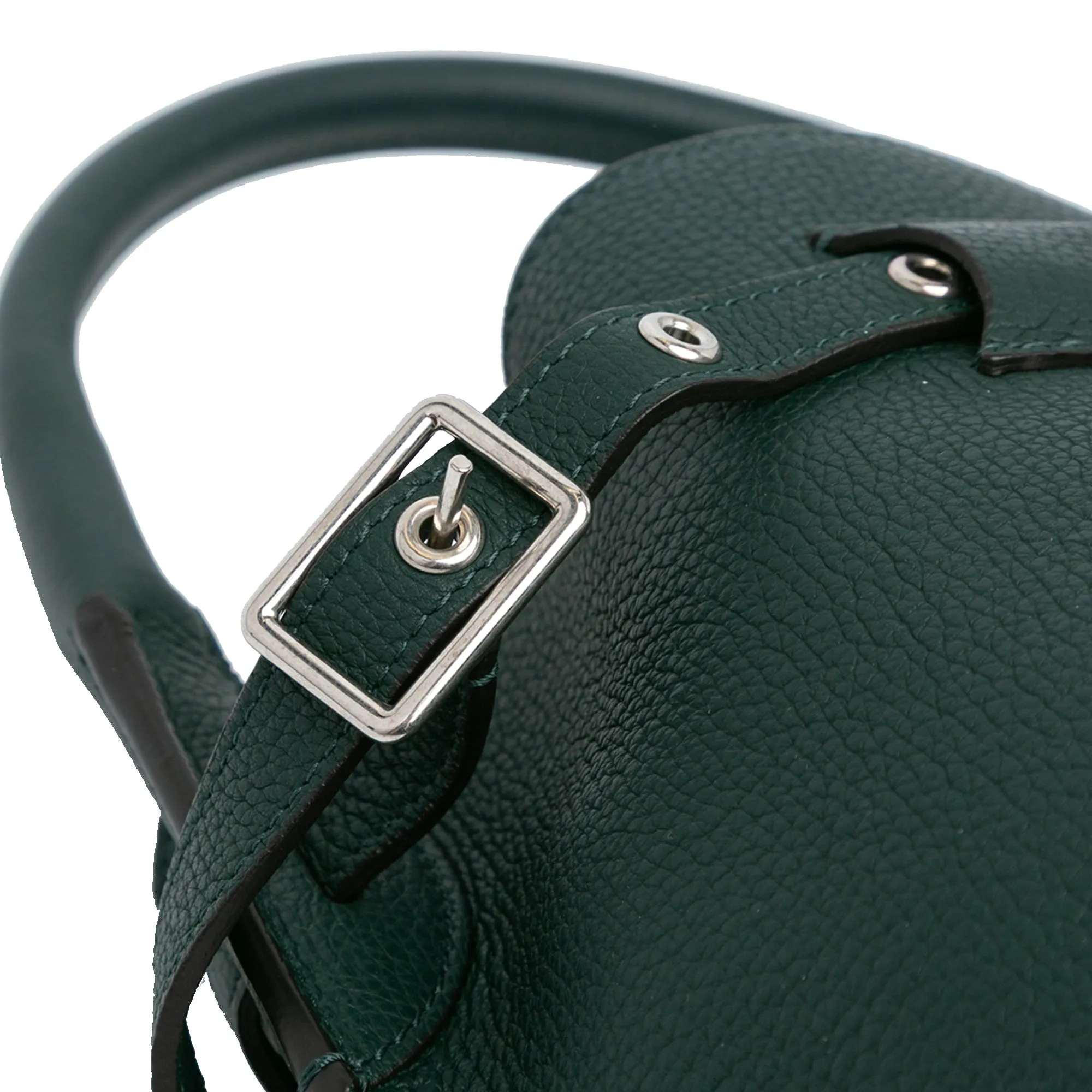 Nano Leather Big Bucket Bag