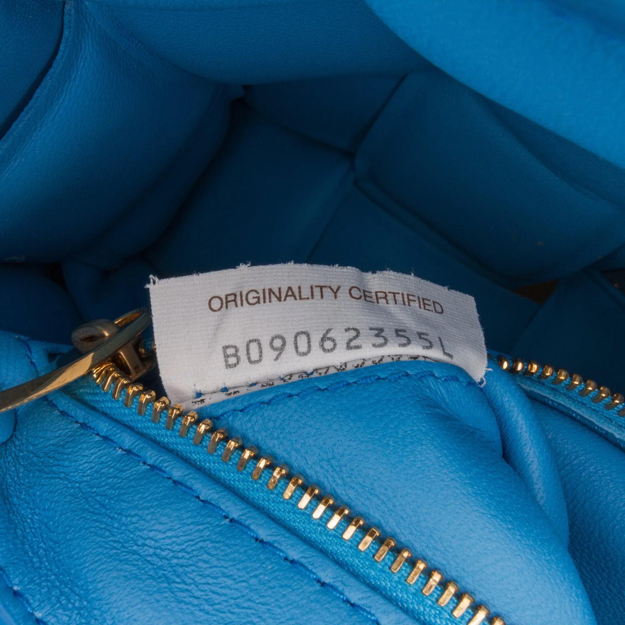 Nappa Intrecciato Padded Chain Cassette Satchel