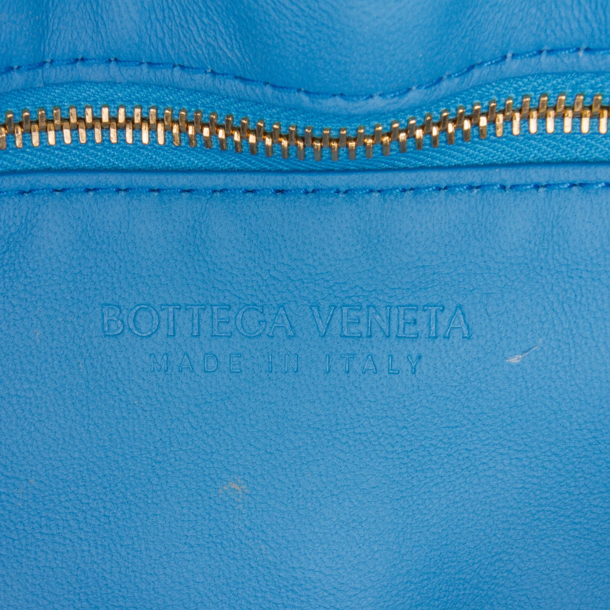 Nappa Intrecciato Padded Chain Cassette Satchel