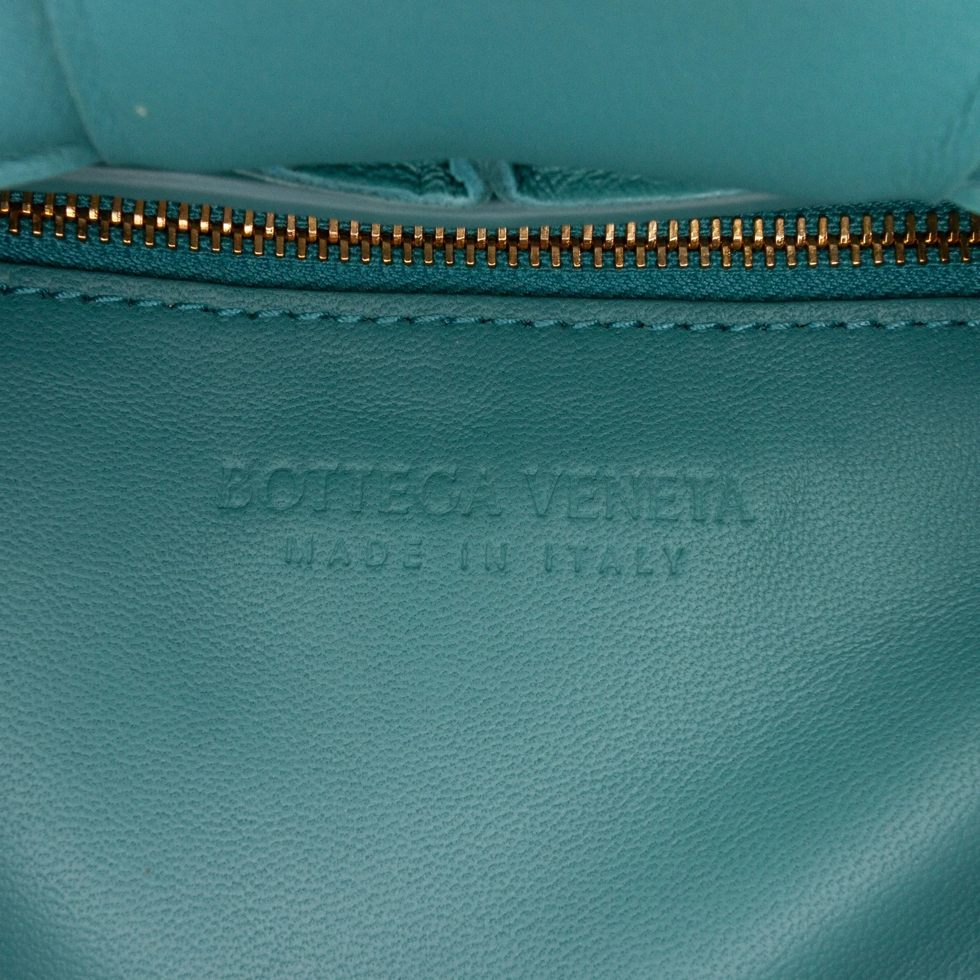 Nappa Intrecciato Padded Chain Cassette Satchel