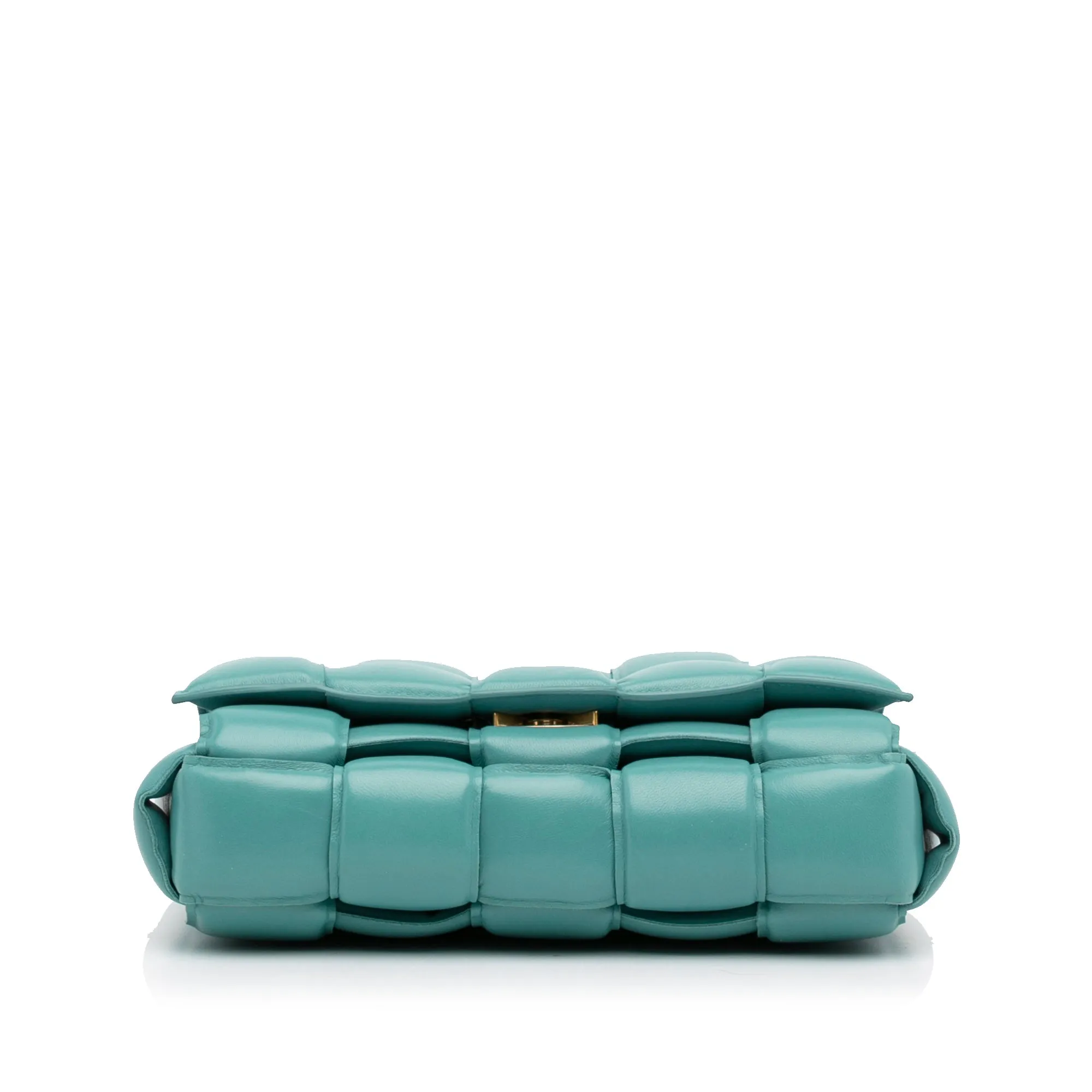 Nappa Intrecciato Padded Chain Cassette Satchel