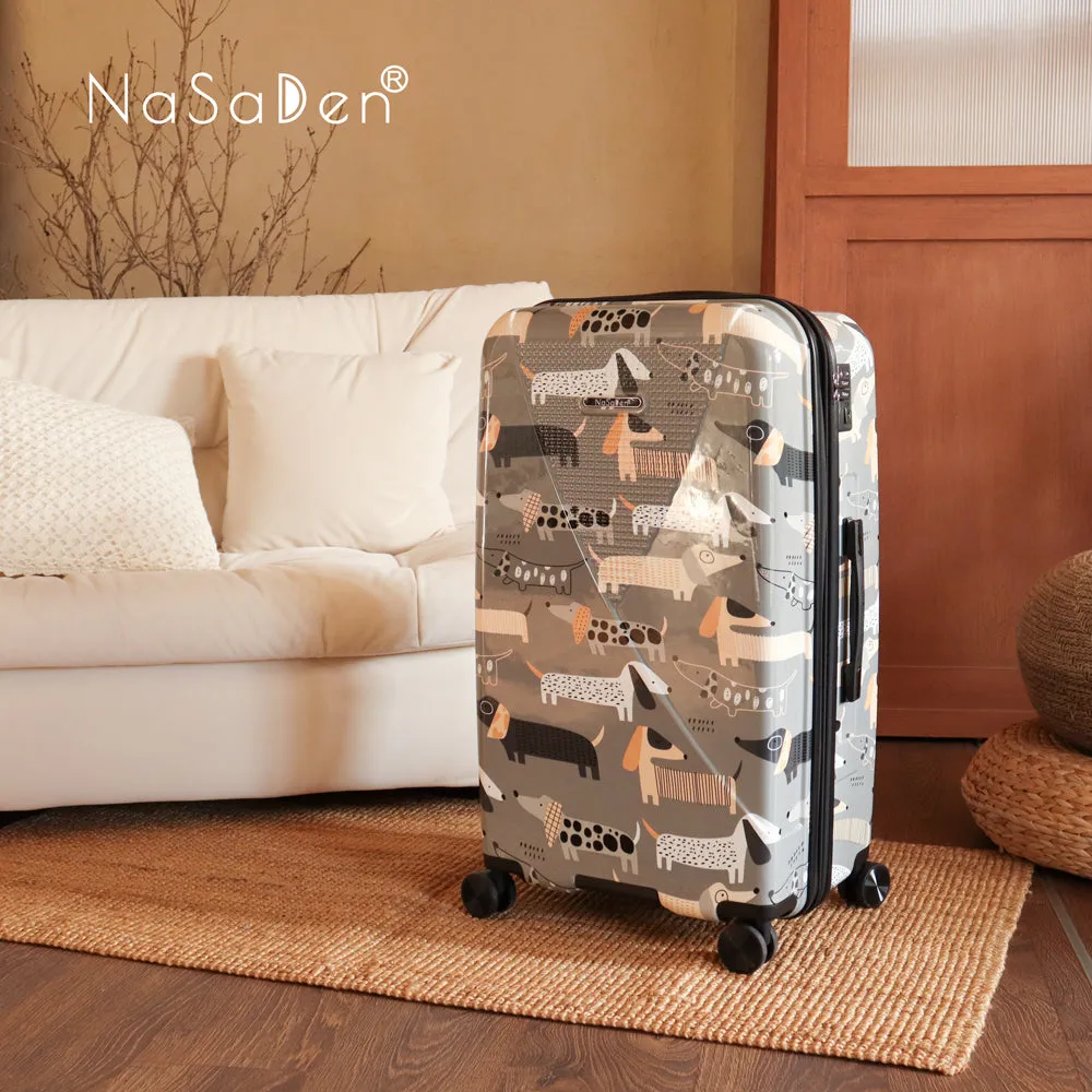 NaSaDen Hohenzollern Series Limited Edition [Dachshund] 29" Pickup extendable suitcase/ Large checked luggage