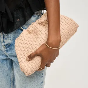 Natural Woven Clutch