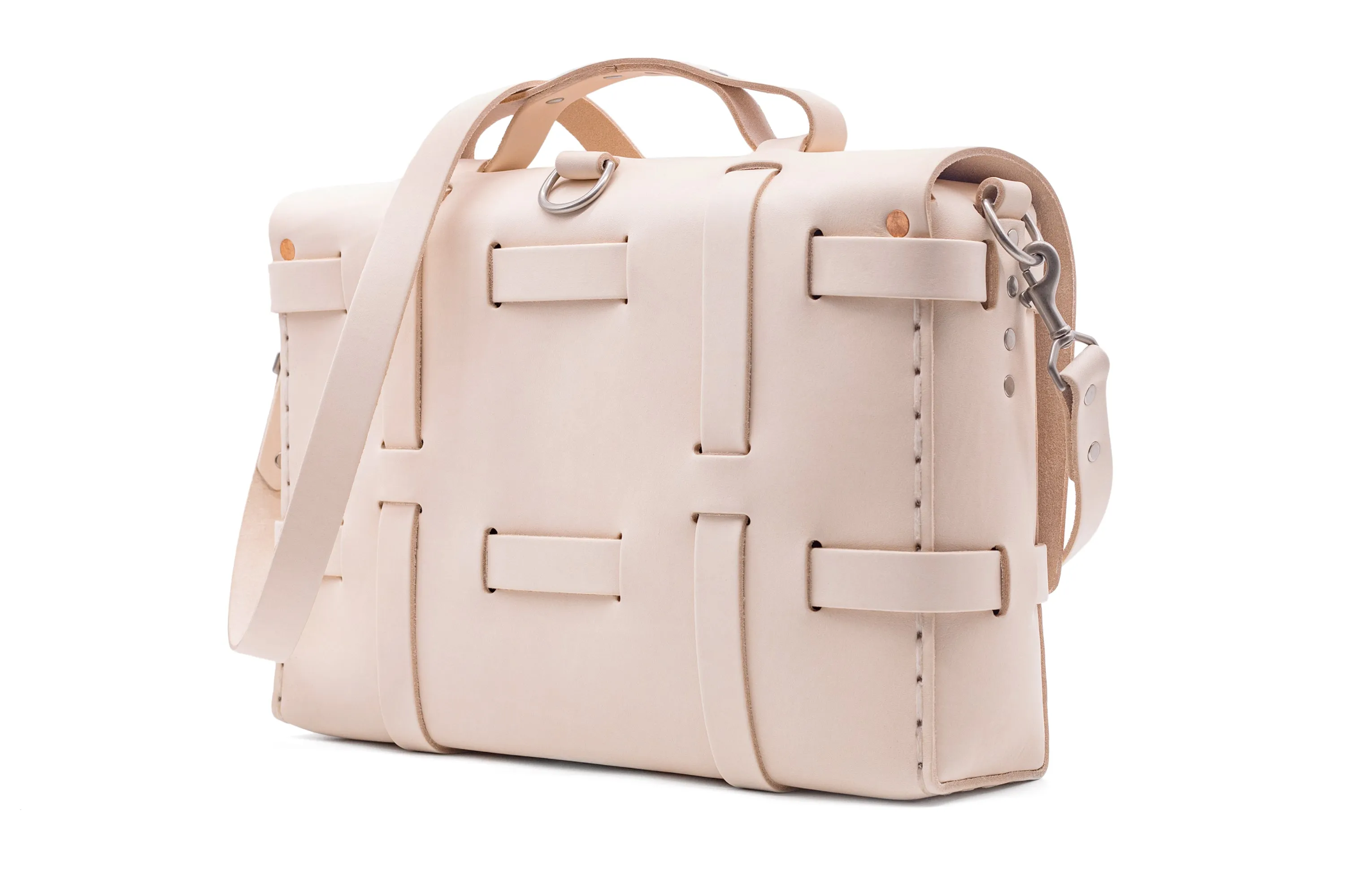 No. 4316 - Bohemian Leather Satchel
