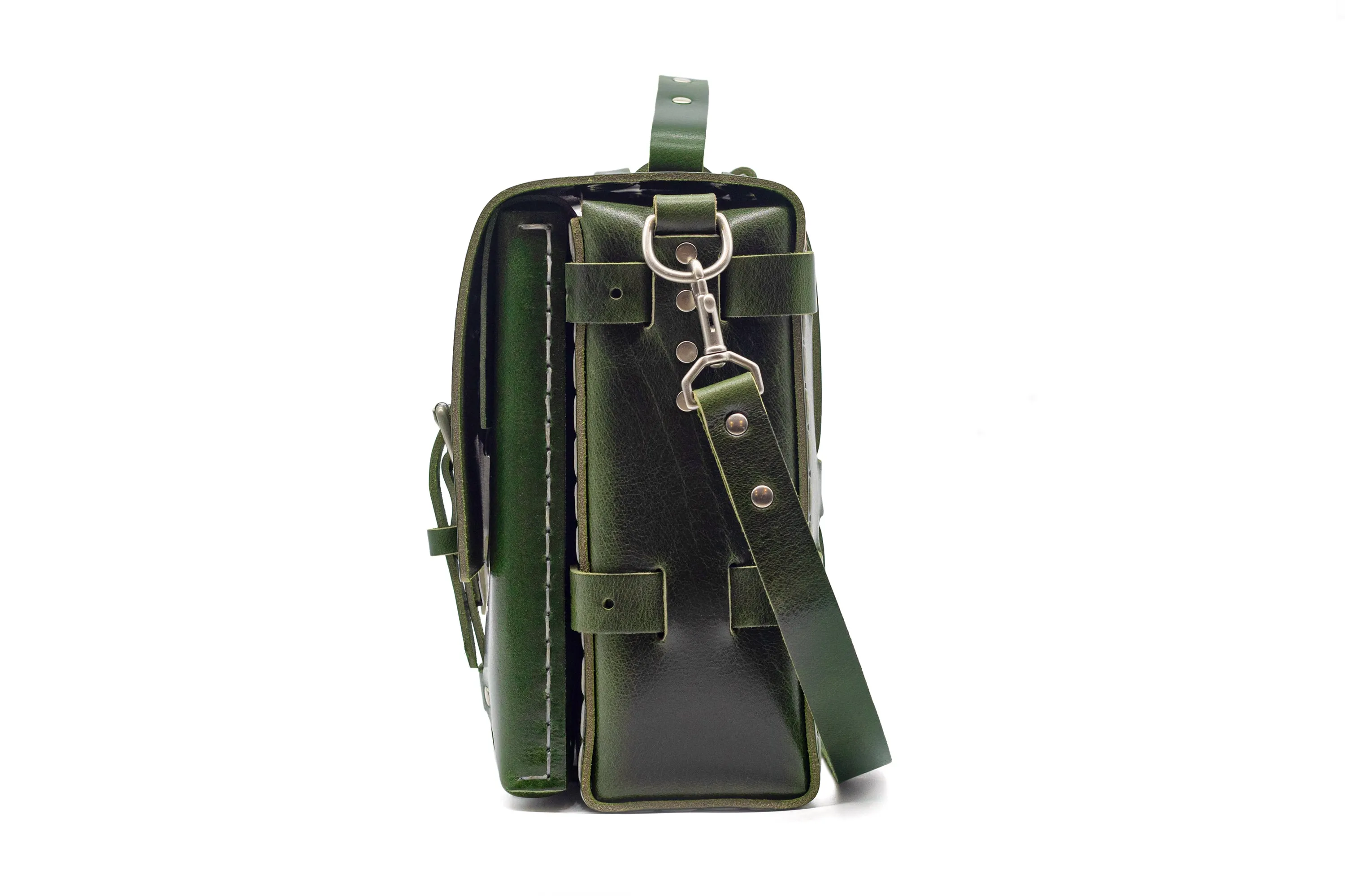 No. 4316 - Bohemian Leather Satchel