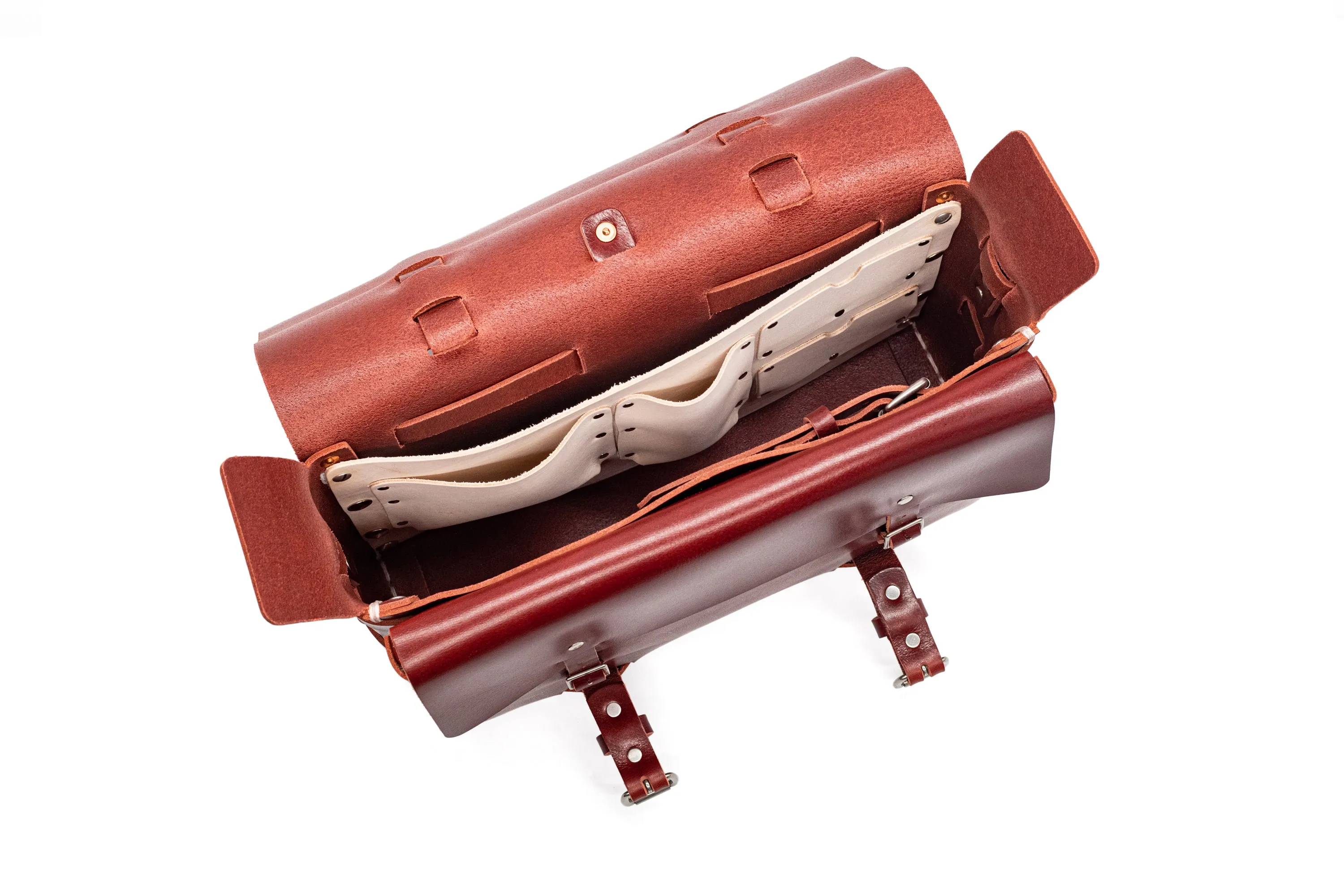 No. 4316 - Bohemian Leather Satchel