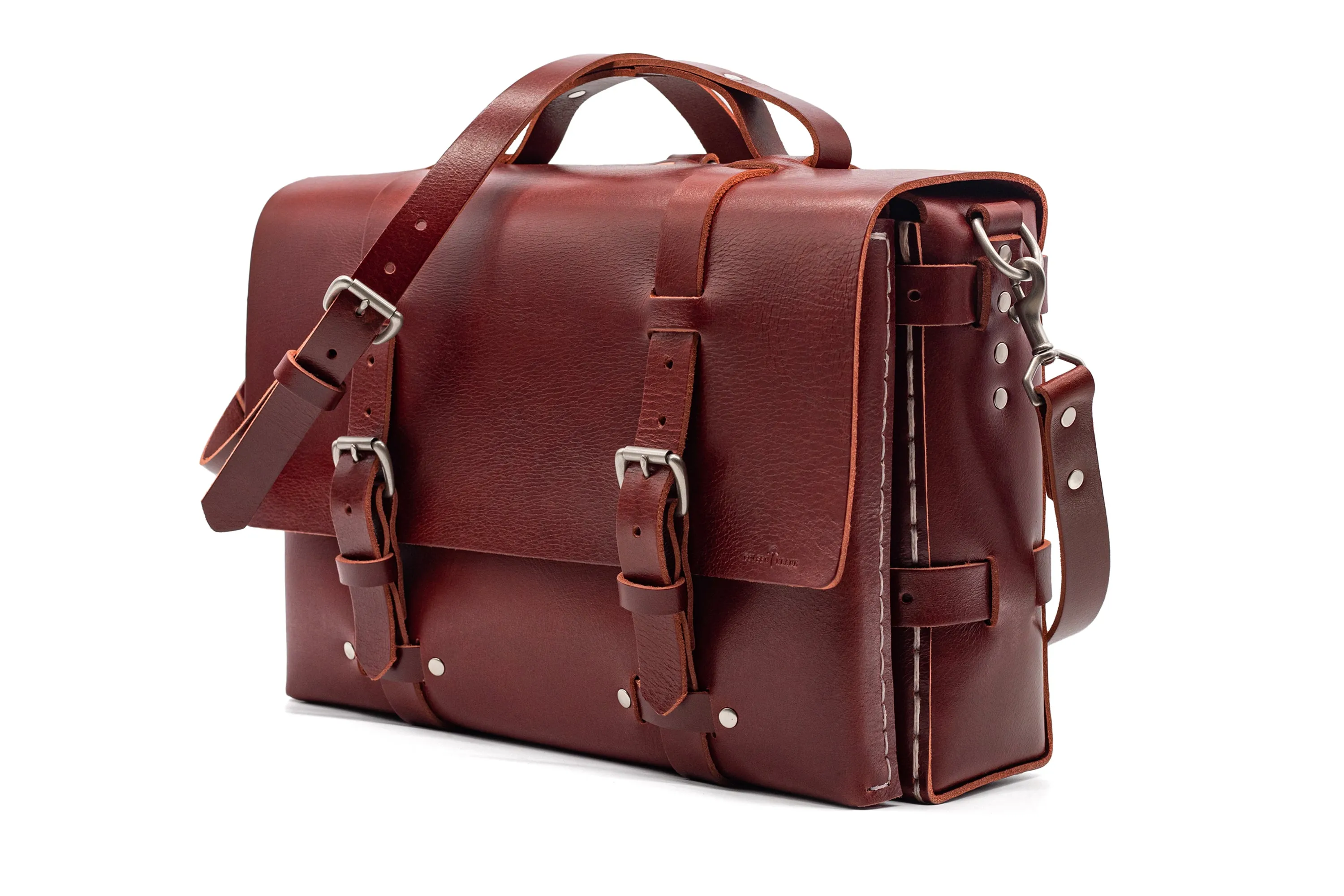 No. 4316 - Bohemian Leather Satchel